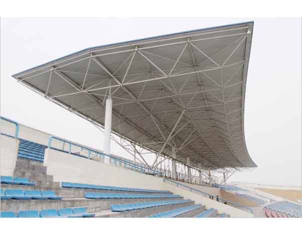 肥城河南理工大学体育场看台网架