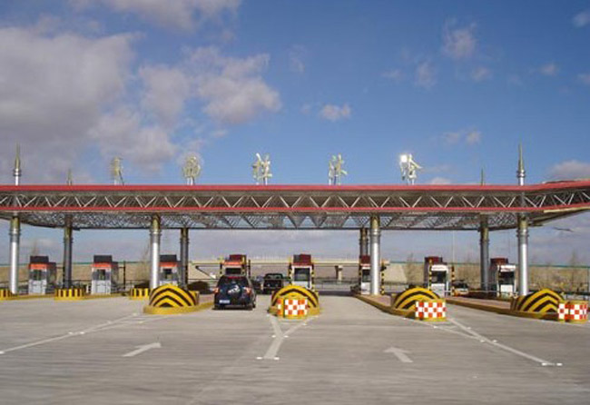 肥城收费站网架工程